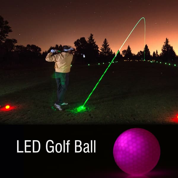 Pink LED Golfbold til Nattræning