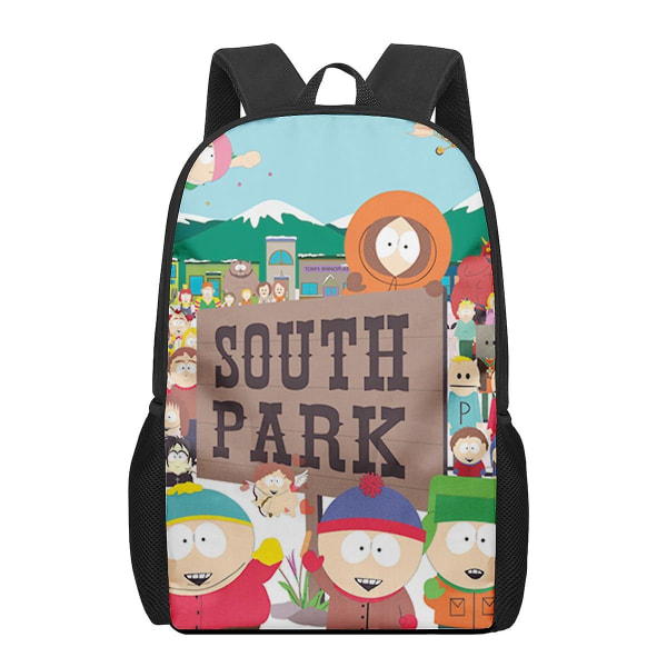 South-park 16-tums 3d- print Barn skolväskor Ortopedisk ryggsäck-33 33