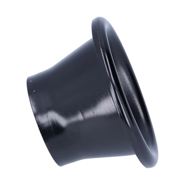 2,6 tommer koldluftsindsugning Turbo Horn Velocity Stack Adapter CNC aluminium bilmodifikationsdel sort