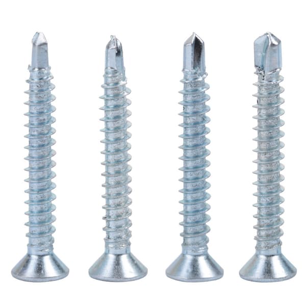 50 stk. M4 2 Flat Head Selvborende Skruesett M4 2x25