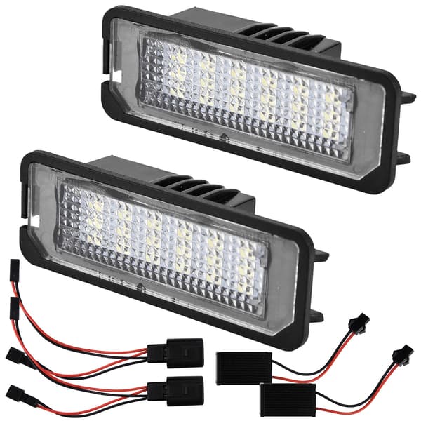 2 stk. LED-lys for bilskilt for Golf 4 1998-2002