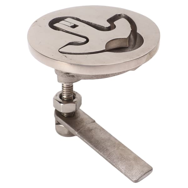 61x57mm Marine Flush Hatch Pull 316 Rustfritt Stål Sølv Yacht Båt Hardware
