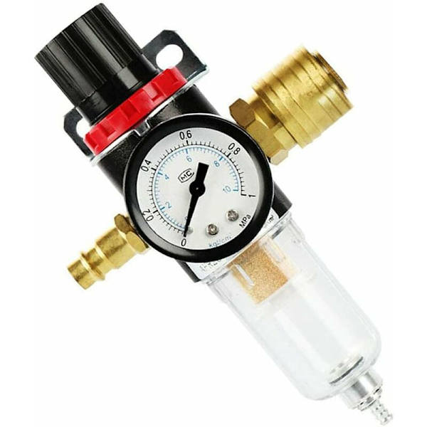 1/4" Vandudskiller regulatormåler i messinghoved