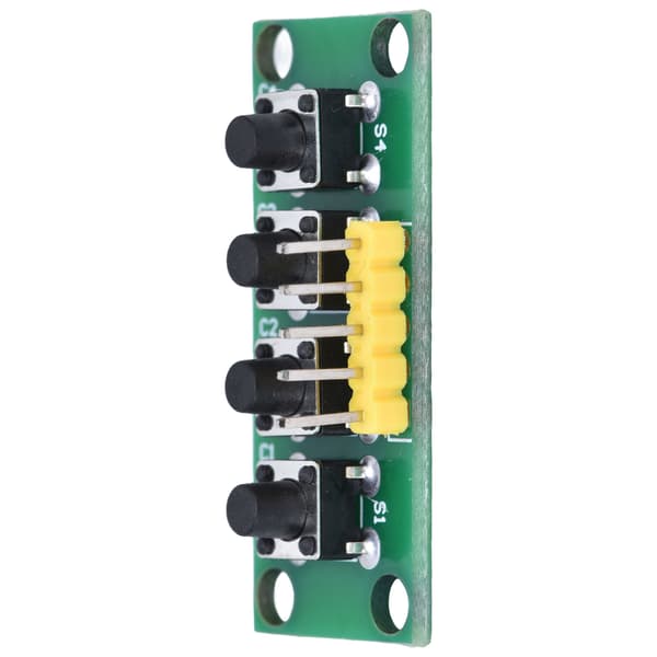 4-tasters uafhængig knap switch modul elektronisk eksperiment tastatur
