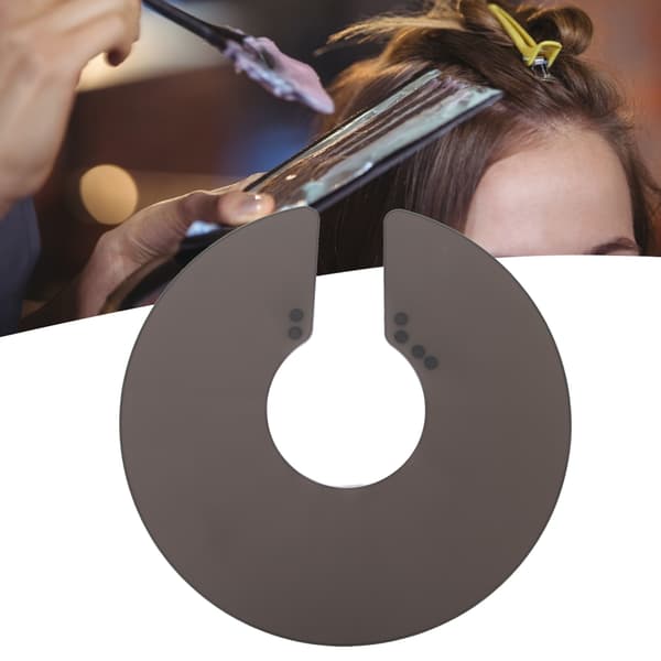 Vandtæt Sort Rund Barber Hårklipning Farvning Kappe