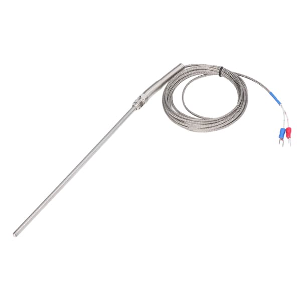 K Type Termoelement Temperaturprobe i Rustfritt Stål 200mm 3m
