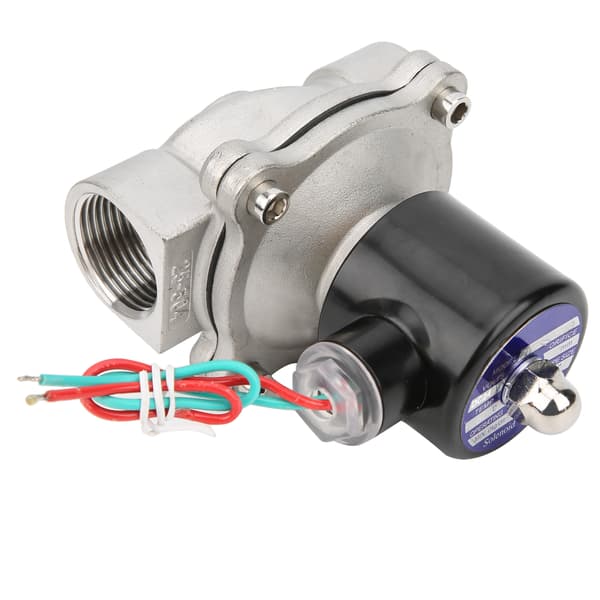 Rustfritt stål 2W 250 25 Normalt Lukket Magnetventil 24V DC