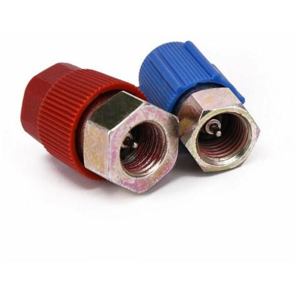 1/4" AC R-12 till R-134A snabbväxlingsadapter