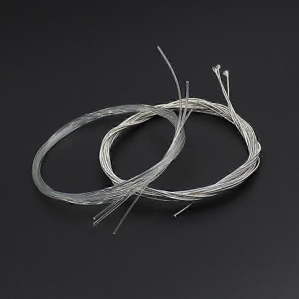 Akustiska klassiska gitarrsträngar Nylon Silverpläterad kopparlegering lindad, 6st/set (.028-.043)Ny 2026