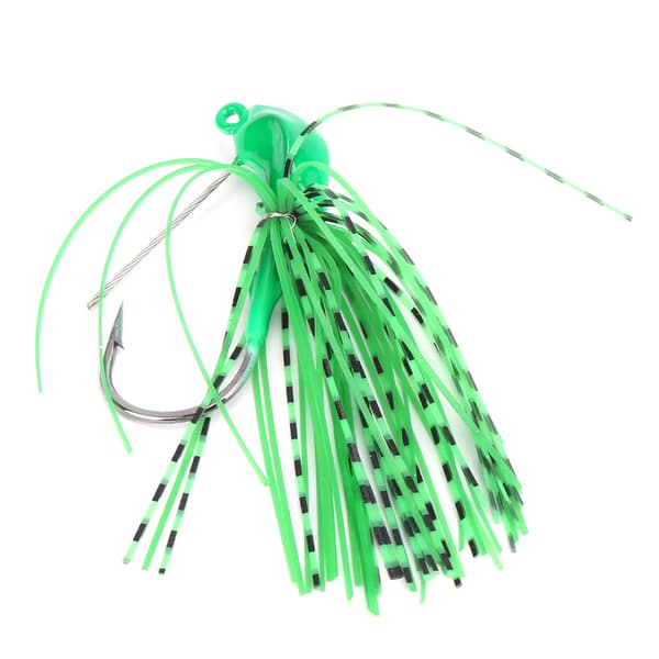 Willow Leaf Spinnerbait Anti Snag Bottenfiske Bete Grön Sötvattensabborre