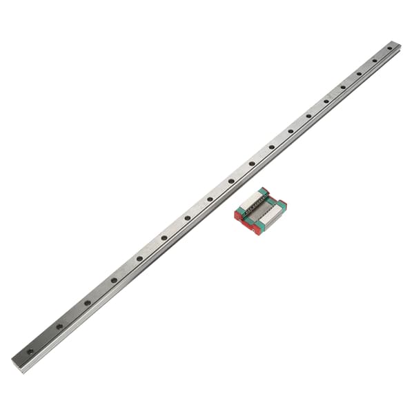 12mm Miniature Lineær Skinne Glideblok 450mm