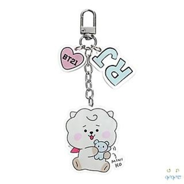 Huono Chimmy Bts Akryyli avaimenperä riipuslaukku Bt21 Uudet asusteet Tata Cooky Rj Kpop Muoti