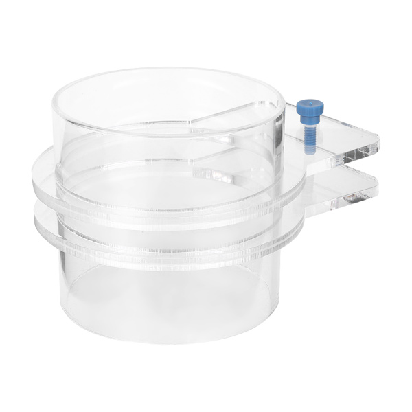 Transparent Akryl Justerbar Akvarium Fiskefoder Holdbar Foderring 100mm