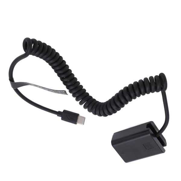 Type C Strømadapter DC Kobler FW50 Fuldt Dekodet Dummy Batteri til Sony A6000 A6500 A9 A7