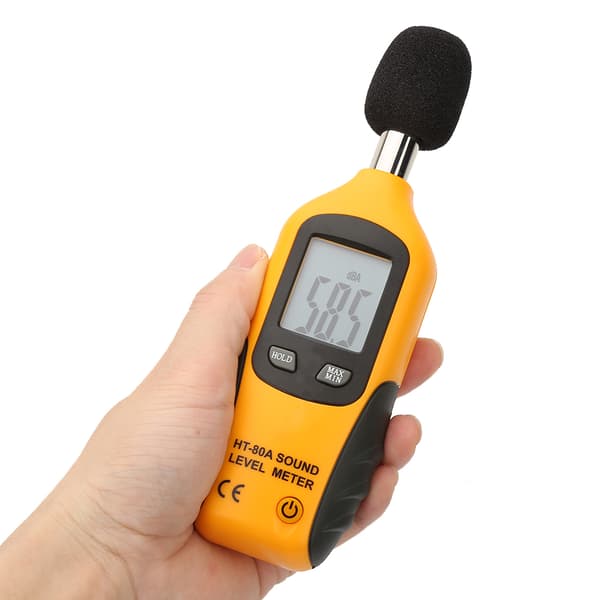LCD-skærm Lydniveau Måler 30-130dB