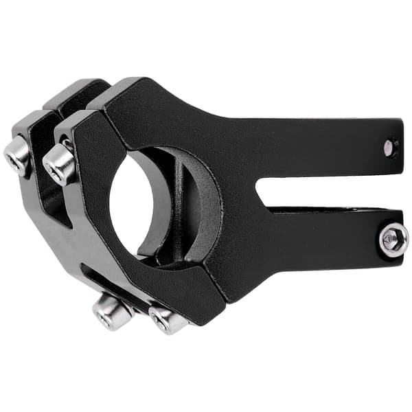 LUNJE 25.4x35mm Hul Legering Cykelstyr Kort Riser Sort