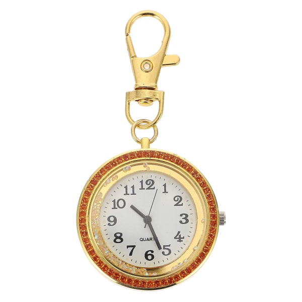 1st Vacker watch Chic hängande watch Bärbar watch med nyckelspänne
