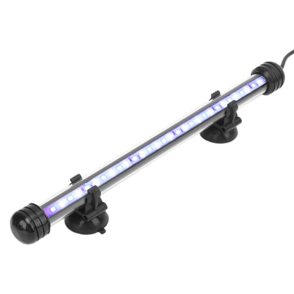 Vanntett LED Akvariumbelysning 3 Moduser Dimbar 100-240V US Plug 28CM