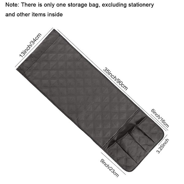 Soffa Armstöd Sits Hängväska Lazy Bedside Bag Creative Storage Bag black