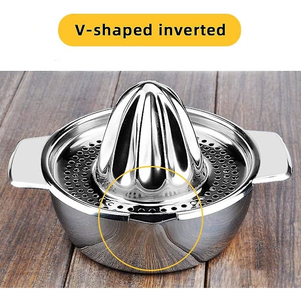 Modrad Manuel Citrus Juicer Rustfrit Stål Orange Press Citronpresser Orange Juicer Opvaskemaskine Tåler appelsiner Citroner Limefrugter
