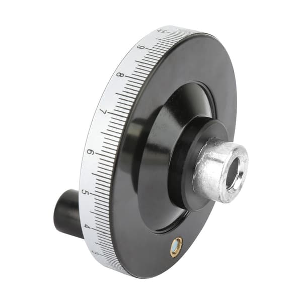 80mm Solid Bakelitt Håndsveiv Skala Maskintilbehør