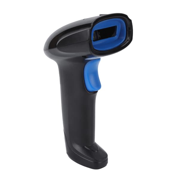 Trådløs 2,4 GHz USB 2.0 håndholdt stregkodescanner 1D Dual Mode Plug and Play til supermarked