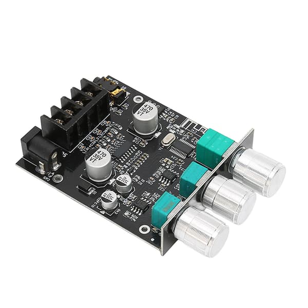 BT 5.0 Förstärkarkort 2 Kanaler 2x50W Bas Diskant Kontroll Effektförstärkarmodul Hemmabio DC9‑24V