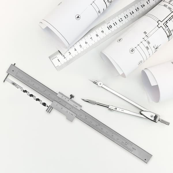 Vernier caliper måleverktøy i rustfritt stål 0-200mm