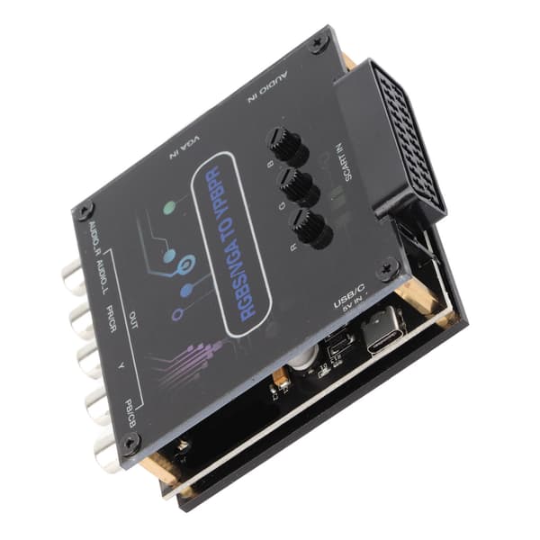 RGBS VGA SCART til YPBPR Komponent Konverter til SFC Genesis N64 Dreamcast Wii MD Saturn
