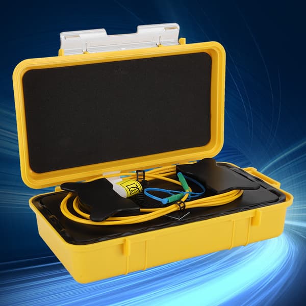 Fiber Optic OTDR Startkabel Box Dödzon Eliminator LC APC till LC APC Singlemode 1km