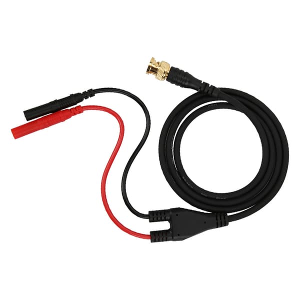 Forgylt BNC til 4 mm Bananplugg Testledning