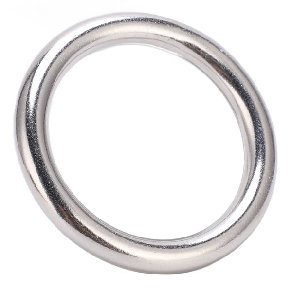 Svetsad O-ring Rostfritt Stål Rund Ring Navigation Dykning Hängmattor Väskor 10x60 mm