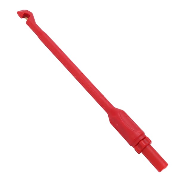 J30036 Multimeter Piercing Probe 4mm Plug Bilreparasjon Testhook Krets Testnål Rød