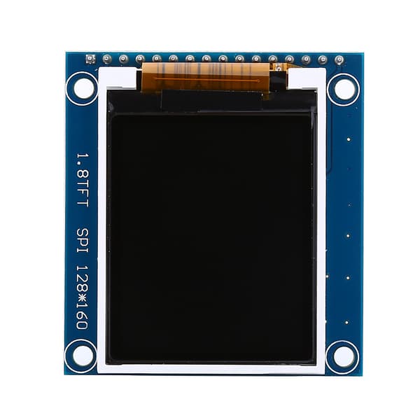 1,8 tommer TFT LCD farveskærmmodul med PCB SD-sokkel, kompatibel med 1602-interface
