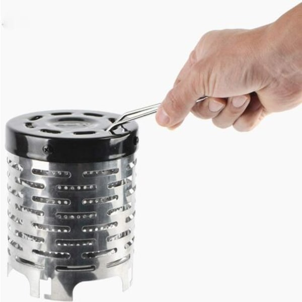 Utomhuscampinguppvärmning Rechaud Mini Portabel Spisfläkt Värmeutrustning Adapter för utomhusaktiviteter och tält