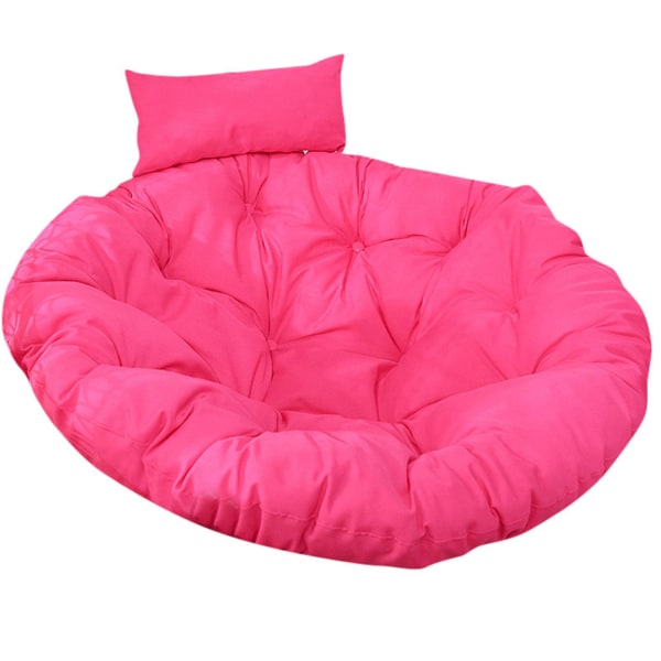 Aftagelig og vaskbar tyk hængende stolehynde Rose Red Cushion Round Diameter 115CM
