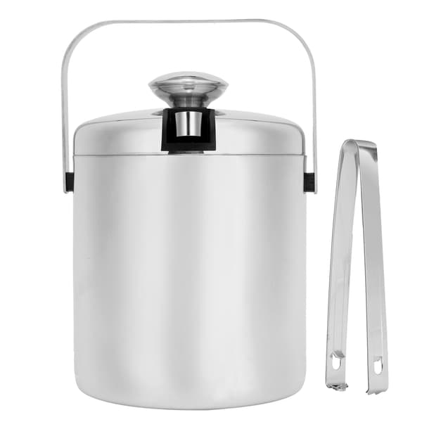 Isoleret Ispose i Rustfrit Stål med Låg og Si - 1300ml