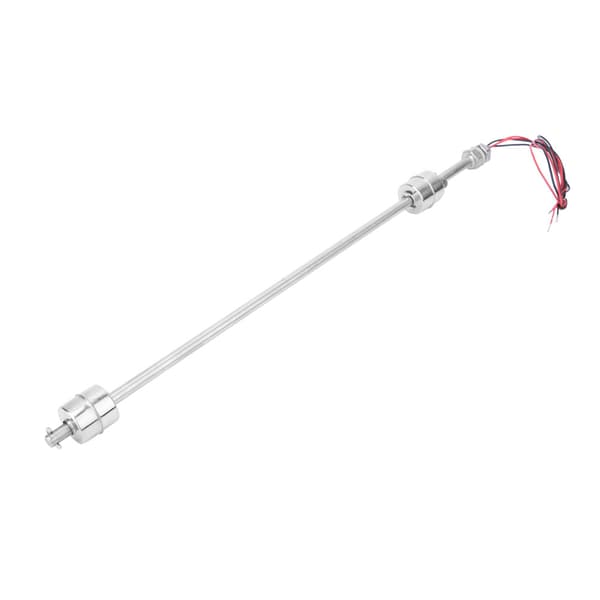 Rustfrit stål dobbelt kugle væskeniveau sensor tankmåler DC0-110V 400mm flyder