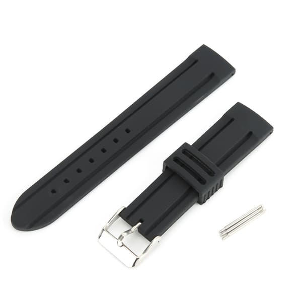 Justerbart 20mm Silikon Armbandsersättningsrem