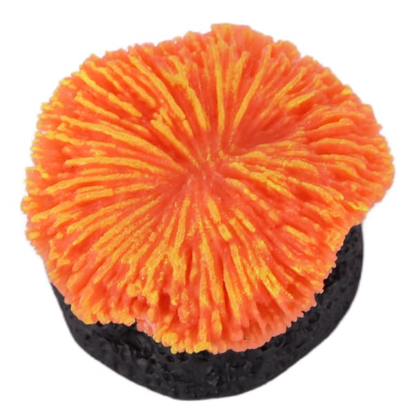 Kunstgræs Akvarium Landskabs Ornament Orange
