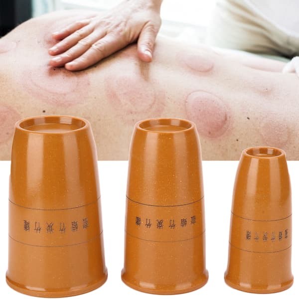 Bambus Cupping Sæt Kropsmassage Terapi Vakuum Cupping Glas