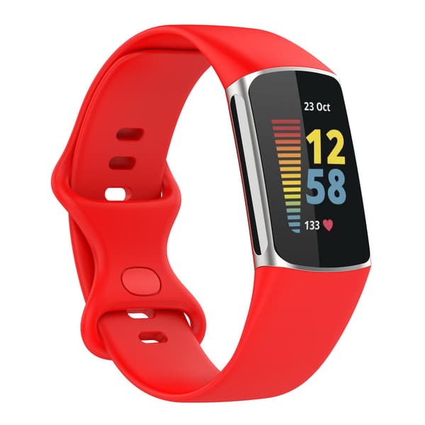 Fitbit Charge 5 Udskiftnings TPU Blød Urrem Kompatibel Smartwatch