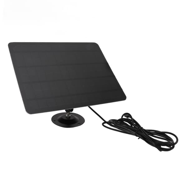 Solcellepanel Strømgenerator Panel Vanntett Panel for Bil Bobil Hjem Utendørs Sikkerhetskamera