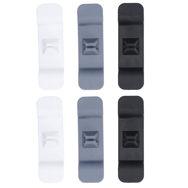 6-pak Silikone Køkken Kabel Organizer Multipurpose Ledningsholder
