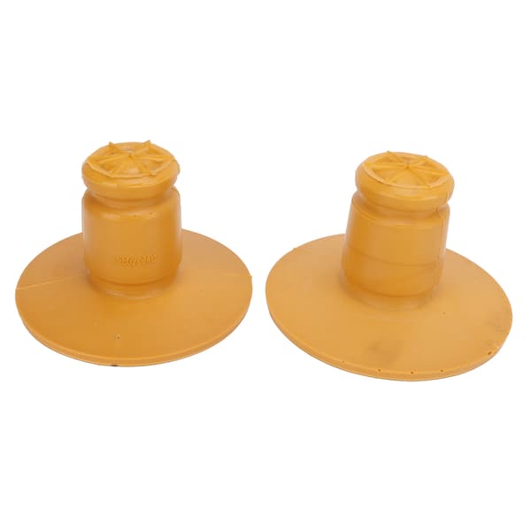 2 stk bakre fjærstopper PU gul 12802494 God ytelse Utmerket elastisitet erstatning for Saab 9-3 2003-2015