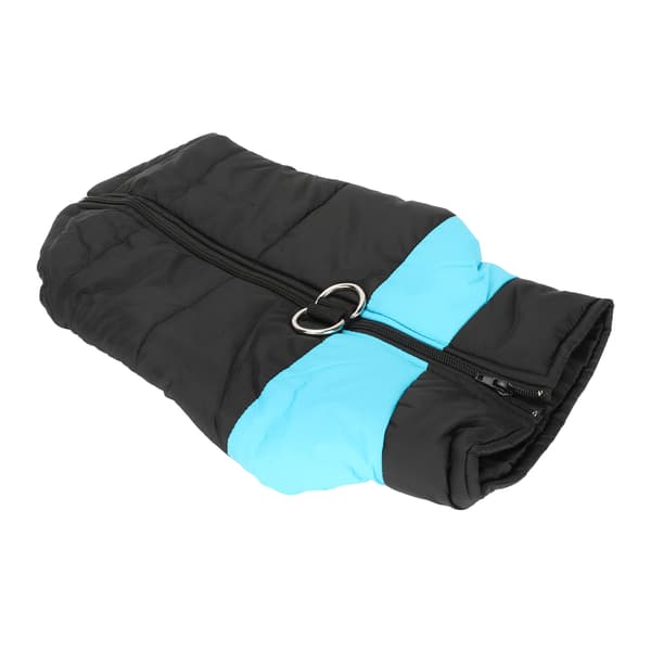 Blå 4XL Medium Hund Vinterjacka Tjock Varm Husdjurskläder