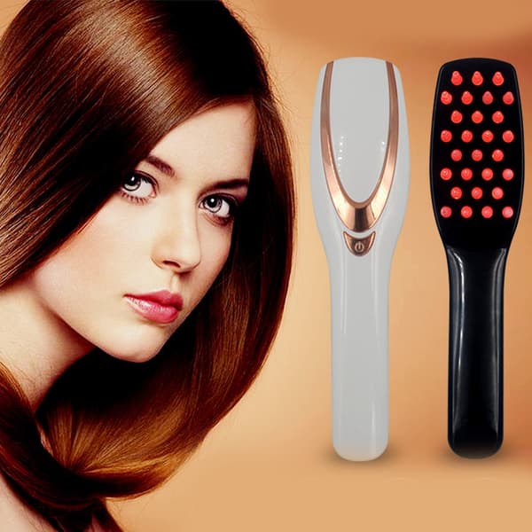 Elektrisk hårväxt massagekam Anti håravfall vibration hälsa massager