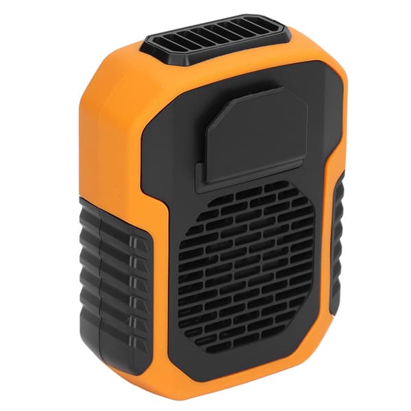 Mini USB Genopladelig Clip Fan 6000mAh 5V 2A 3 Hastighed Bærbar Orange Arbejdsventilator