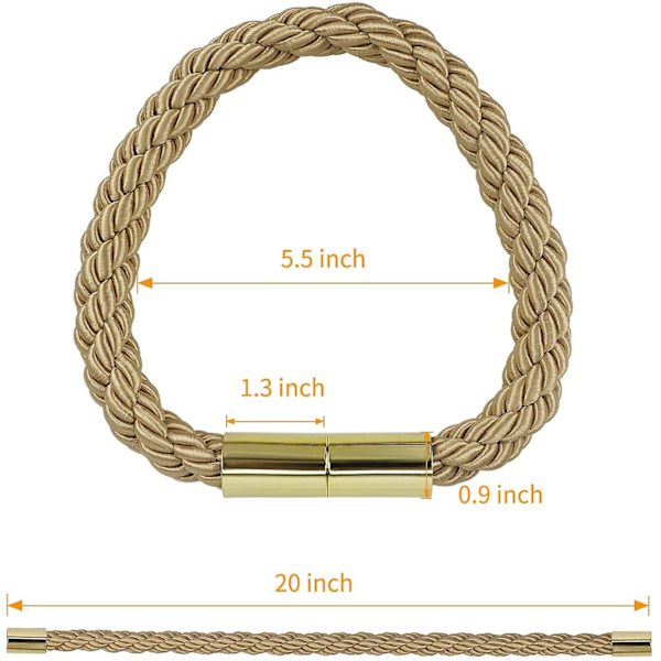 Biff sena gardin magnetspänne, gyllene*2, 2st