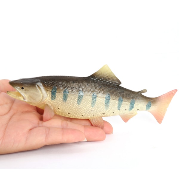 Ocean Salmon Animal Model Salmon kognitiivinen lelu lapsille koristeeksi lahjahahmo (5 kpl)